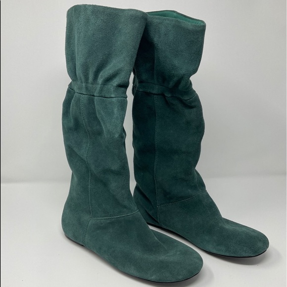 Nine West Mid-Calf Suede Patrick Boots